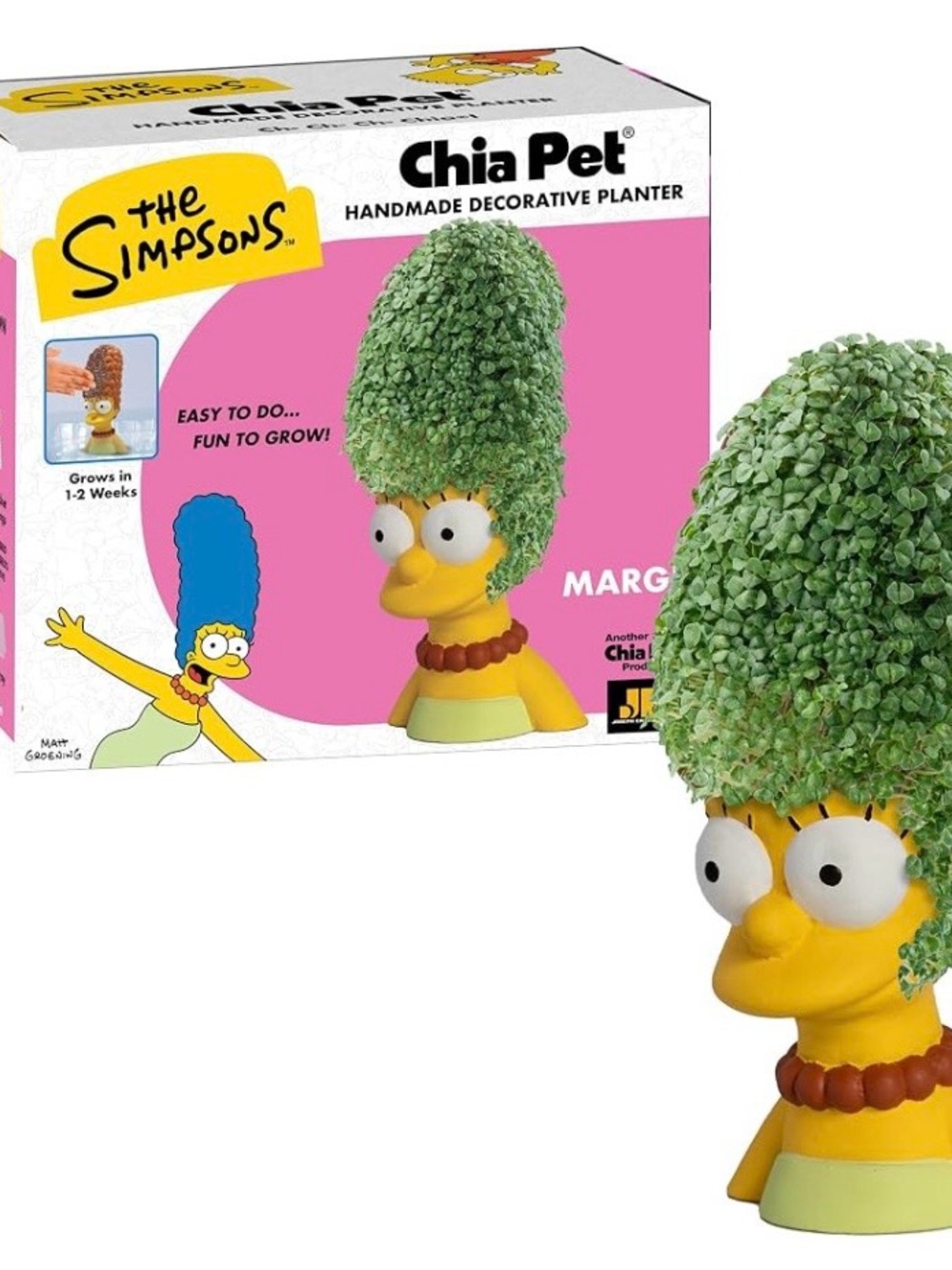 Chia Pet™ The Simpsons Marge Decorative Planter - Green